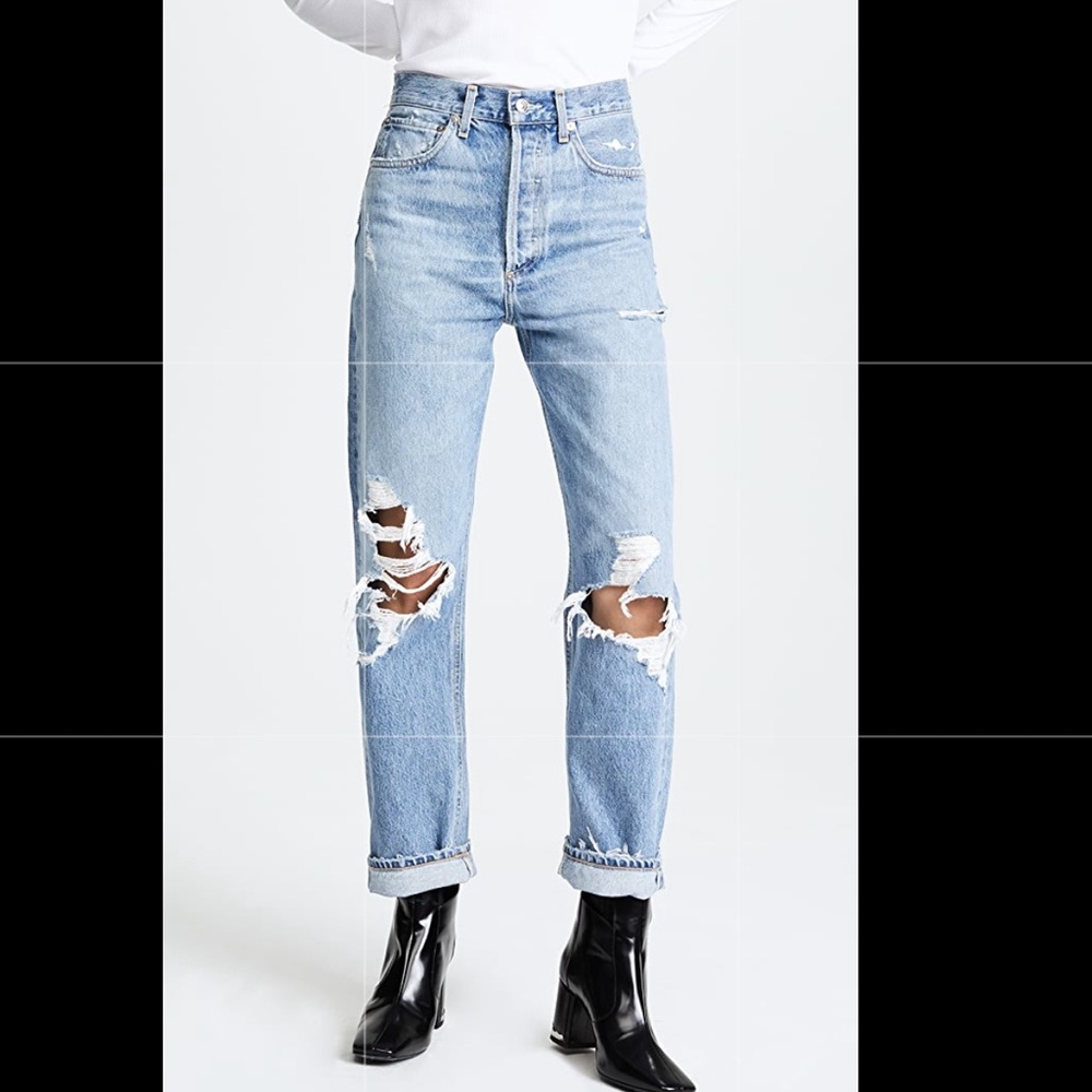 Agolde 90s mid rise loose fit jeans